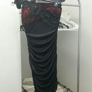 Black and red dress